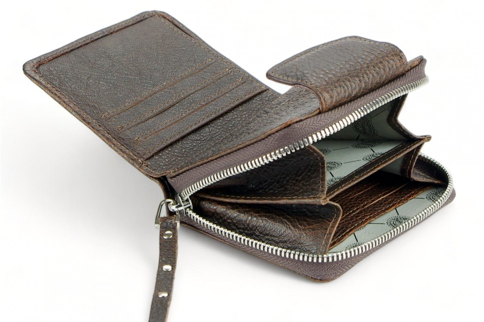 Кожаный кошелек Модель 304 EL-4-2_NIC