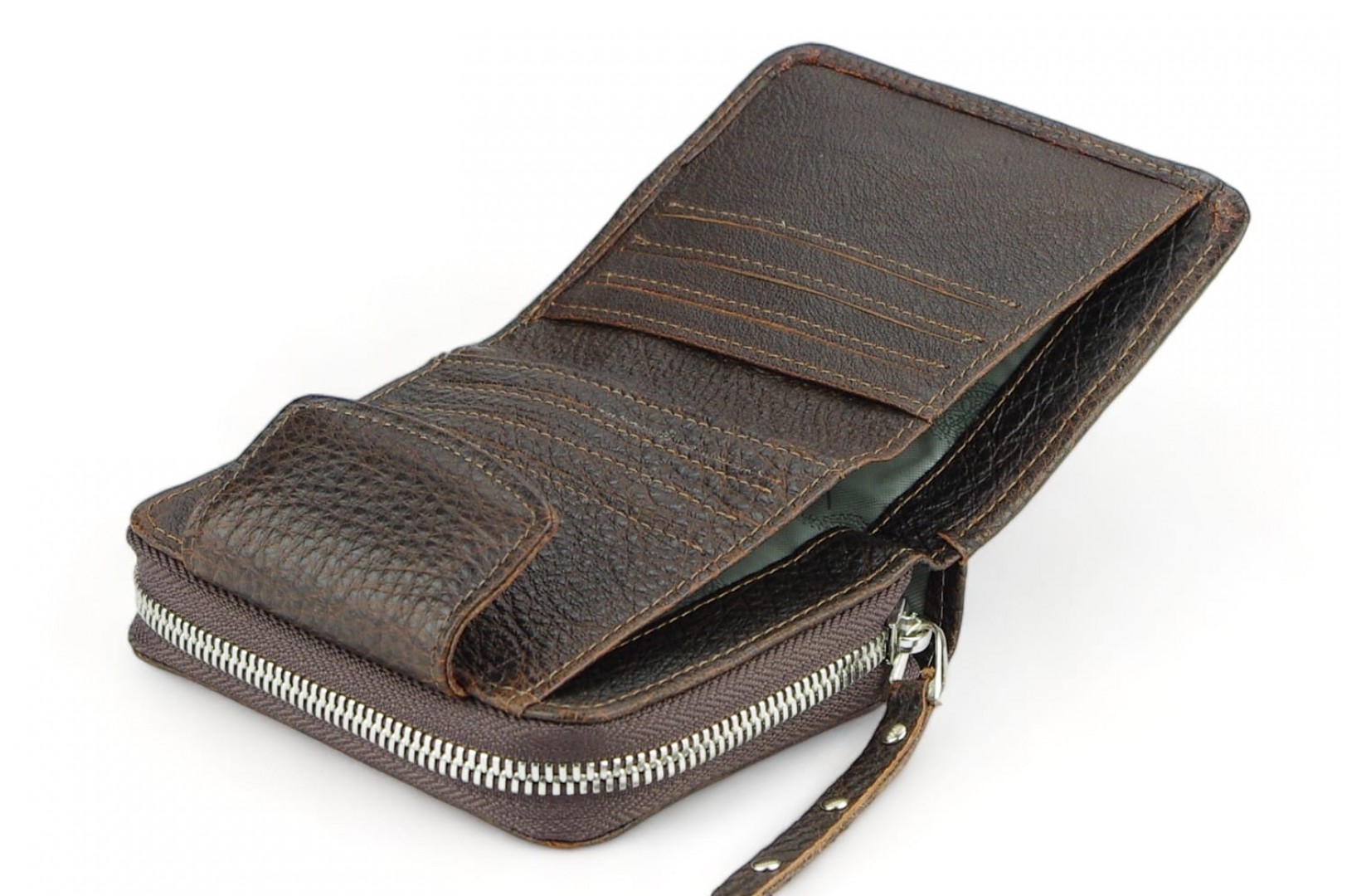 Кожаный кошелек Модель 304 EL-4-2_NIC