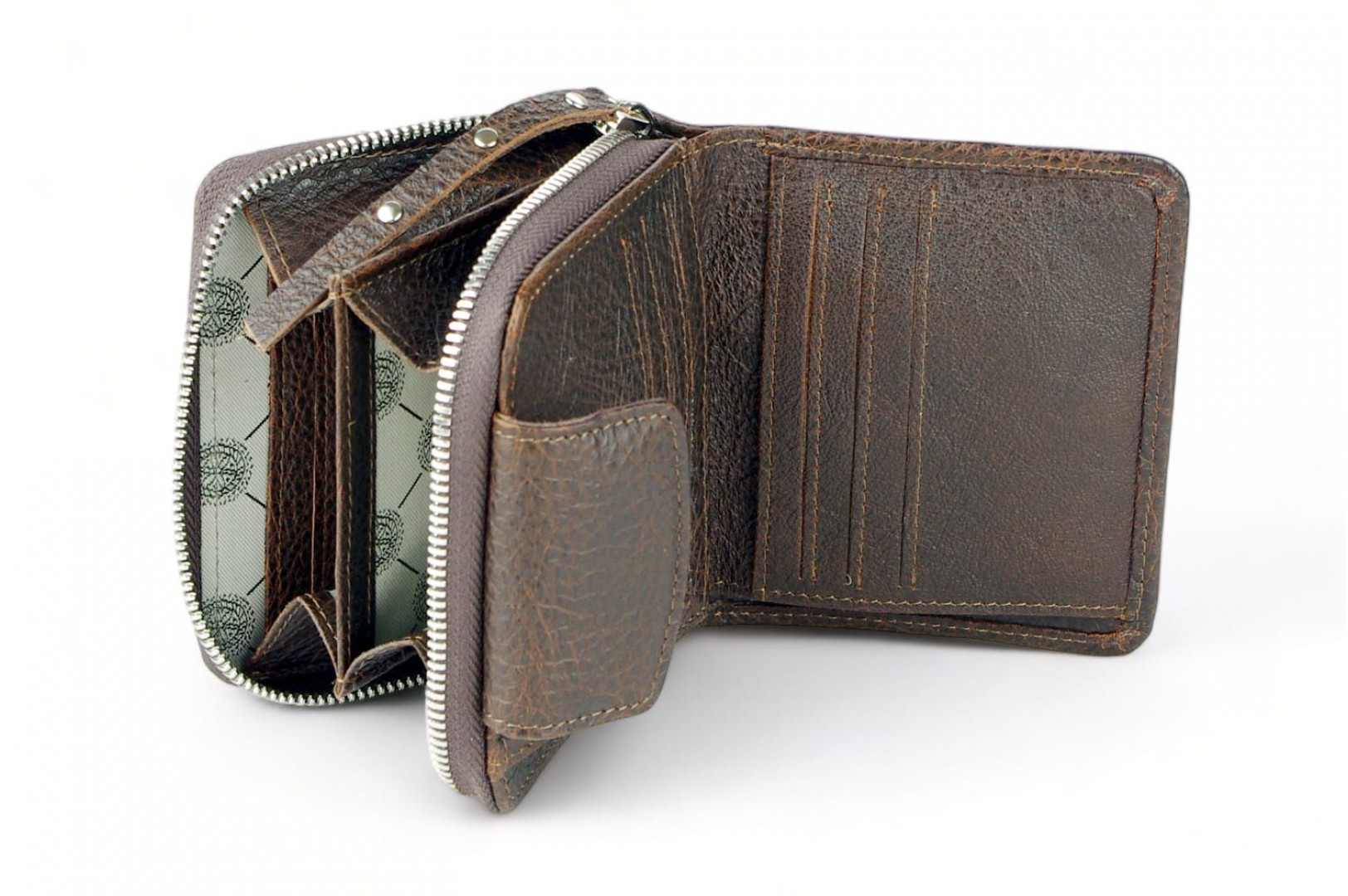 Кожаный кошелек Модель 304 EL-4-2_NIC