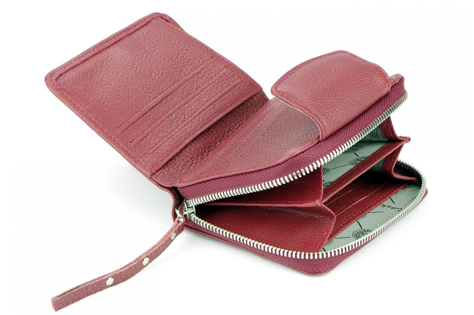 Кожаный кошелек Модель 304 EL-4-5_NIC