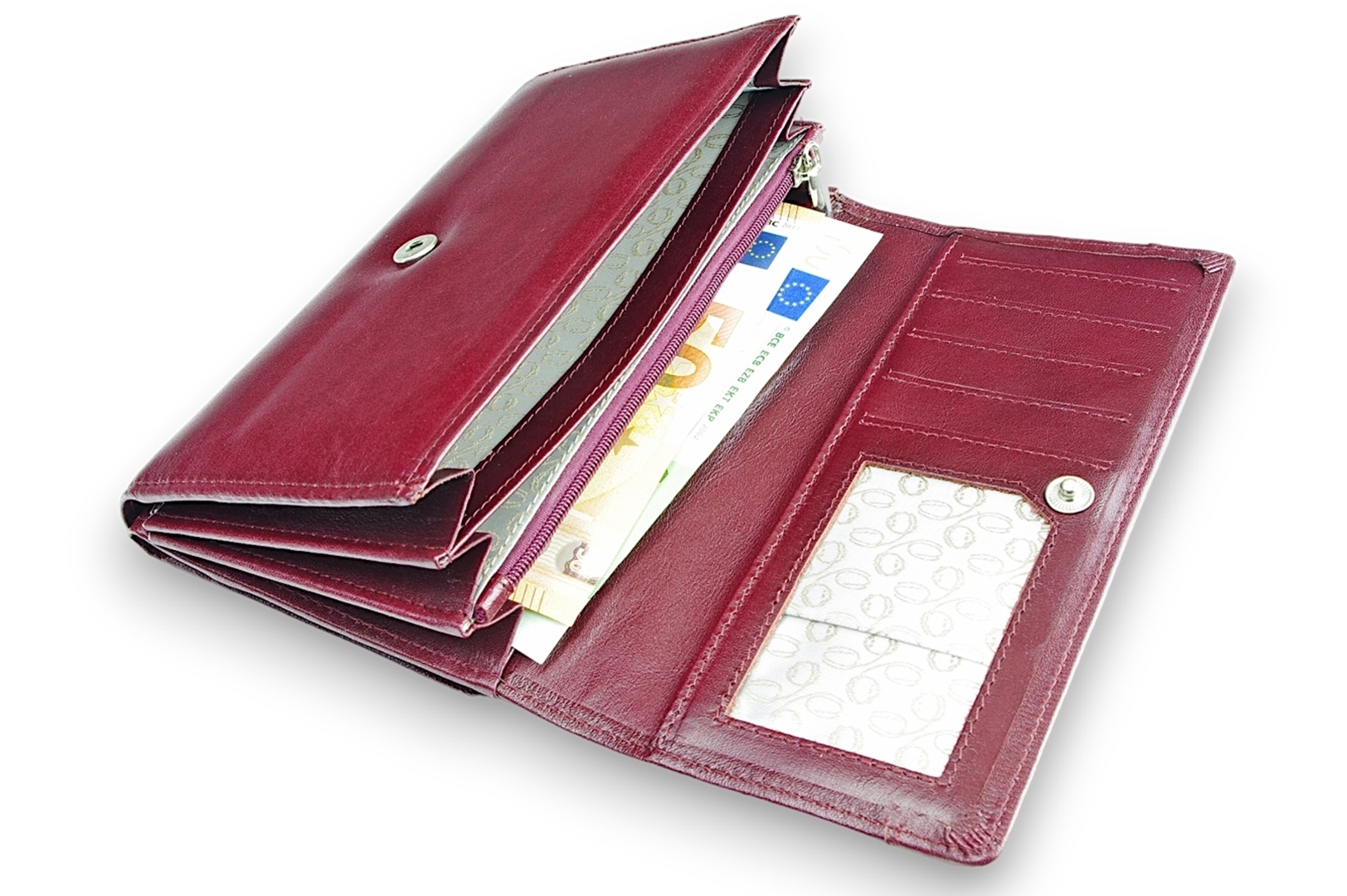 Кожаный кошелек Модель 161 BL-0-6