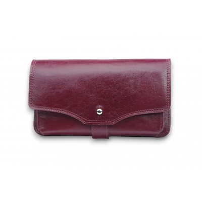 Кожаный кошелек Модель 221 BL-0-6_NIC