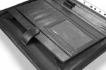Конференц-папка формата A4 на молнии из натуральной кожи. 2 BL-0-1F