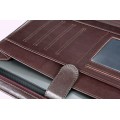 Конференц-папка формата A4 на молнии из натуральной кожи. 2 BL-0-2F