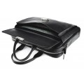 Кожаный портфель-сумка A4  703 BL-0-1BR_NIC