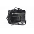 Кожаный портфель-сумка A4 704 BL-0-1BR_NIC