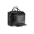 Кожаный портфель-сумка A4 706 BL-0-1BR_NIC