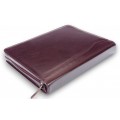 Конференц-папка формата A4 на молнии из натуральной кожи. 24 BL 0-2F