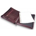 Конференц-папка формата A4 на молнии из натуральной кожи. 24 BL 0-2F