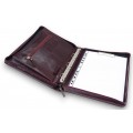 Конференц-папка формата A4 на молнии из натуральной кожи. 24 BL 0-2F